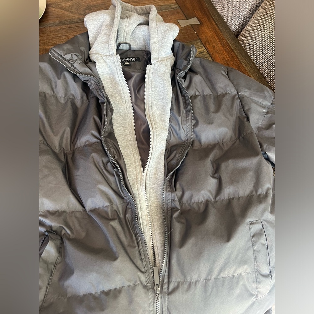 Forecast~Kid's Puffer Jacket, double zipper, Sizw 14/16 - Picture 3 of 7